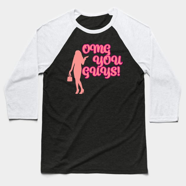 OMG You Guys! Baseball T-Shirt by Different Folks Inc